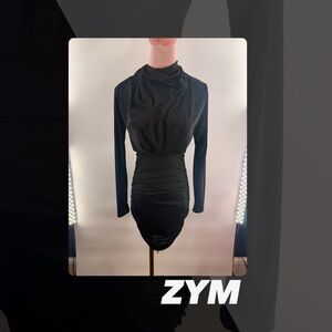 NWT Zym Dance Style High Neck Dress